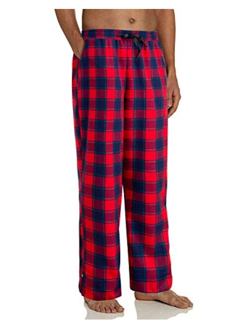 Alimens & Gentle Men's Heavyweight Flannel Plaid Pajama Pants 100% Cotton Sleep Lounge Pant