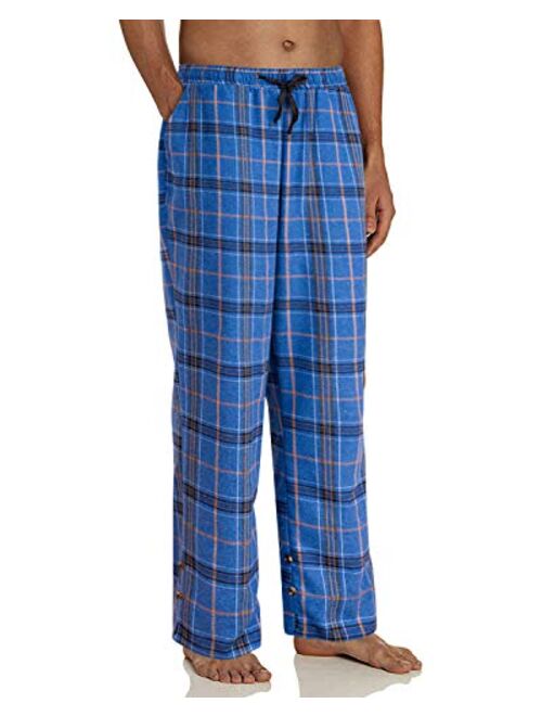 Alimens & Gentle Men's Heavyweight Flannel Plaid Pajama Pants 100% Cotton Sleep Lounge Pant