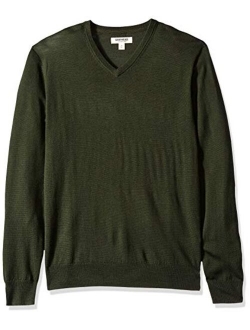 Amazon Brand - Goodthreads Men's Lightweight Merino Wool V-Neck Sweater