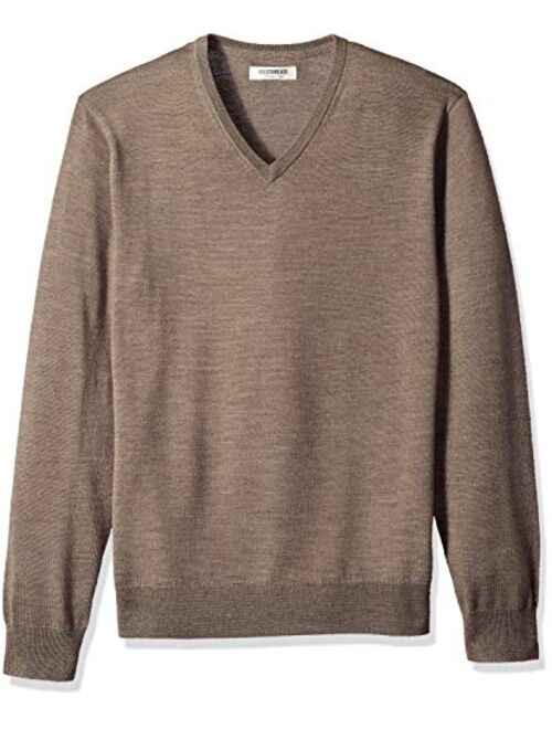 Amazon Brand - Goodthreads Men's Lightweight Merino Wool V-Neck Sweater