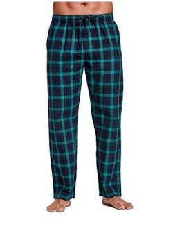 YINC Men's 100% Cotton Super Soft Flannel Pajama Pants