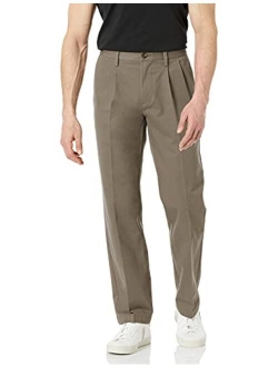 Classic-fit Wrinkle-Resistant Pleated Chino Pant