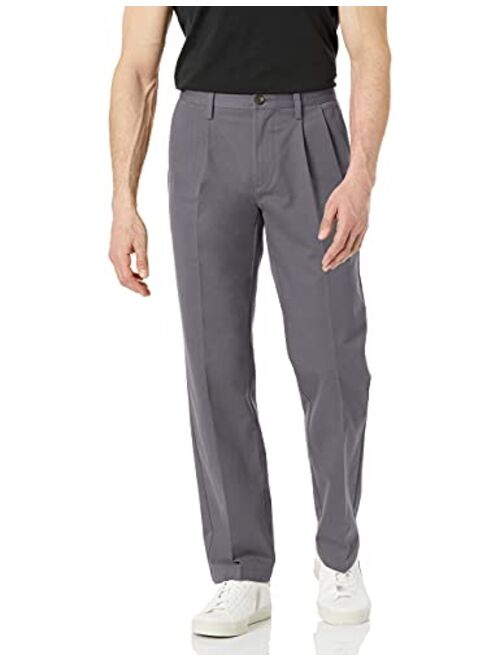 Amazon Essentials Classic-fit Wrinkle-Resistant Pleated Chino Pant