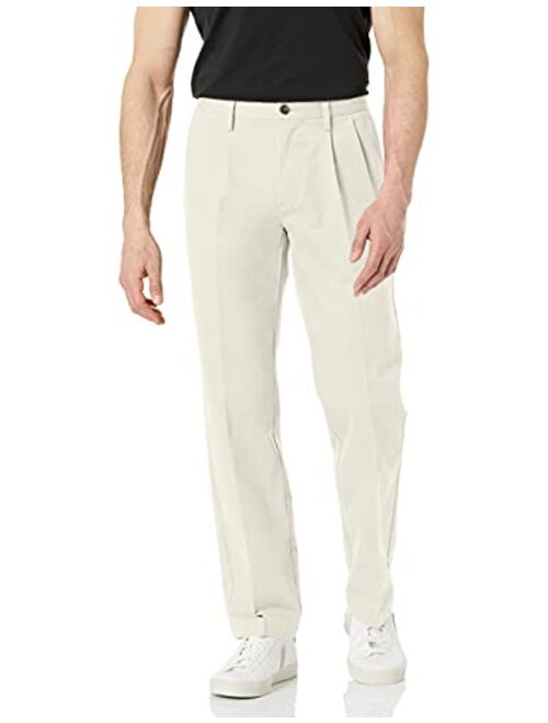 Amazon Essentials Classic-fit Wrinkle-Resistant Pleated Chino Pant