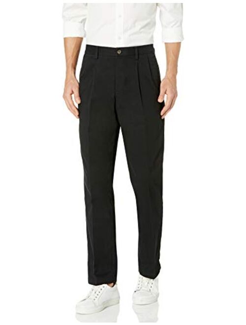 Amazon Essentials Classic-fit Wrinkle-Resistant Pleated Chino Pant