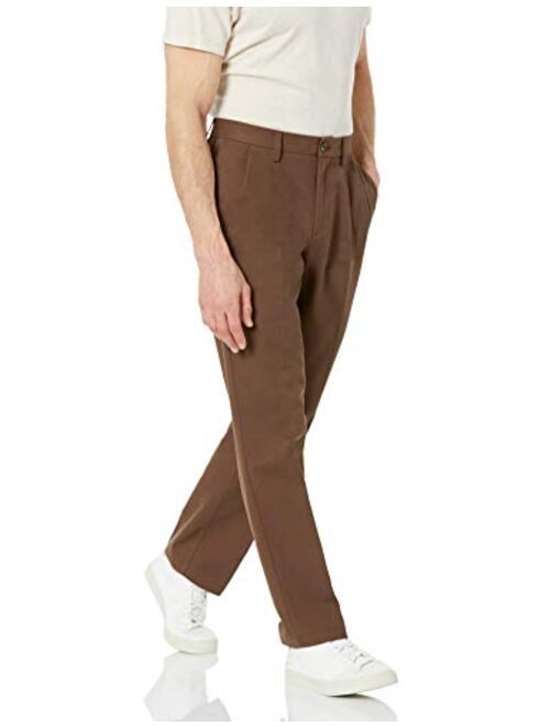 Amazon Essentials Classic-fit Wrinkle-Resistant Pleated Chino Pant