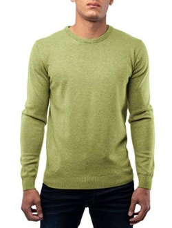 XRAY Crewneck Sweater for Men Slim Fit Ultra Soft Fitted Fashion Pullover Mens Sweater for Casual Or Dressy Wear