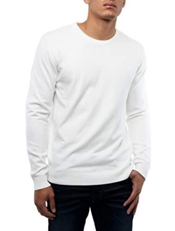 XRAY Crewneck Sweater for Men Slim Fit Ultra Soft Fitted Fashion Pullover Mens Sweater for Casual Or Dressy Wear