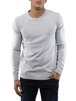 XRAY Crewneck Sweater for Men Slim Fit Ultra Soft Fitted Fashion Pullover Mens Sweater for Casual Or Dressy Wear