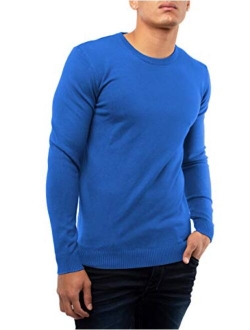 XRAY Crewneck Sweater for Men Slim Fit Ultra Soft Fitted Fashion Pullover Mens Sweater for Casual Or Dressy Wear