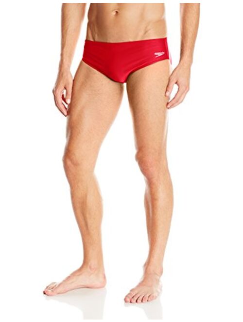 Speedo Men's Swimsuit Brief Powerflex Eco Solid Adult