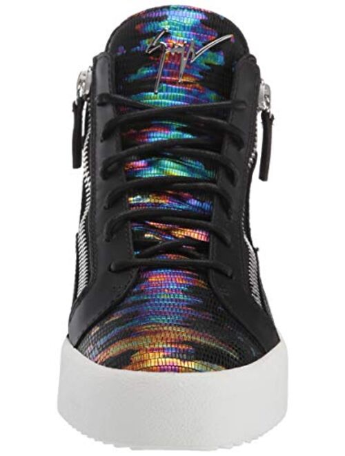 Giuseppe Zanotti Lace Up Chain Decor Sneaker