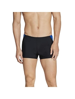 Men's Swimsuit Square Leg Splice Swim Shorts