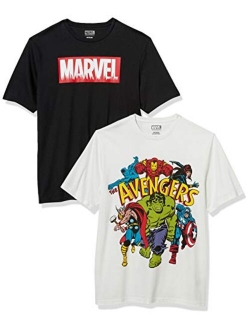 Men's Disney Star Wars Marvel Loose-Fit Crew-Neck T-Shirts