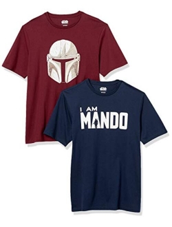 Men's Disney Star Wars Marvel Loose-Fit Crew-Neck T-Shirts