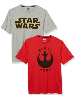 Men's Disney Star Wars Marvel Loose-Fit Crew-Neck T-Shirts