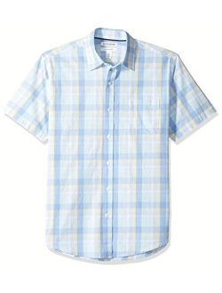 Men's Regular-fit Short-Sleeve Poplin Shirt