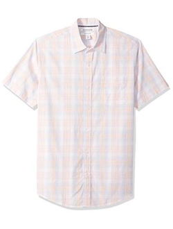 Men's Regular-fit Short-Sleeve Poplin Shirt