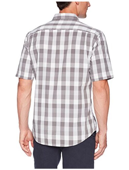 Amazon Essentials Men's Regular-fit Short-Sleeve Poplin Shirt