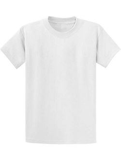 Clothe Co. Mens Heavyweight 100% Cotton Short Sleeve T-Shirt