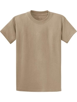 Clothe Co. Mens Heavyweight 100% Cotton Short Sleeve T-Shirt