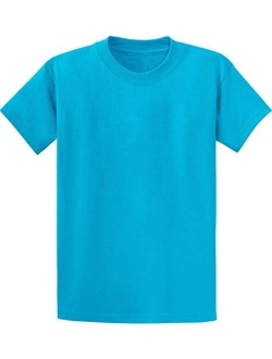 Clothe Co. Mens Heavyweight 100% Cotton Short Sleeve T-Shirt