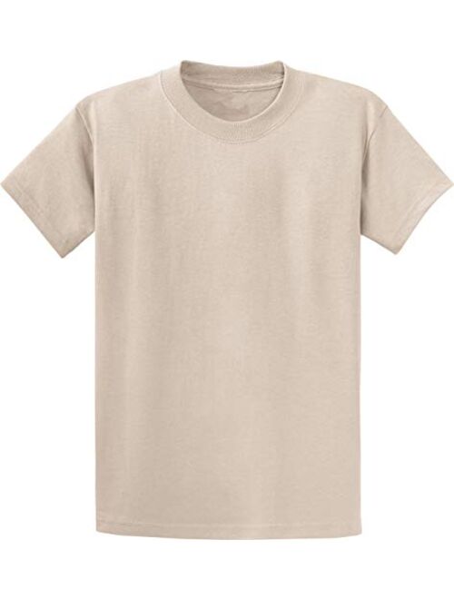 Clothe Co. Mens Heavyweight 100% Cotton Short Sleeve T-Shirt