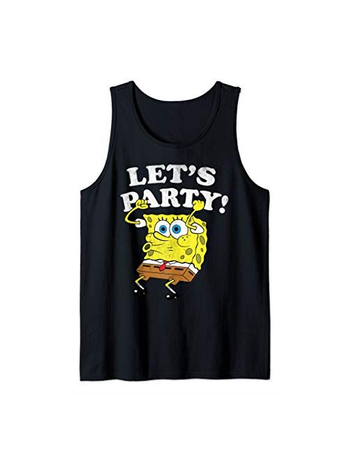 Spongebob Squarepants Lets Party Tank Top