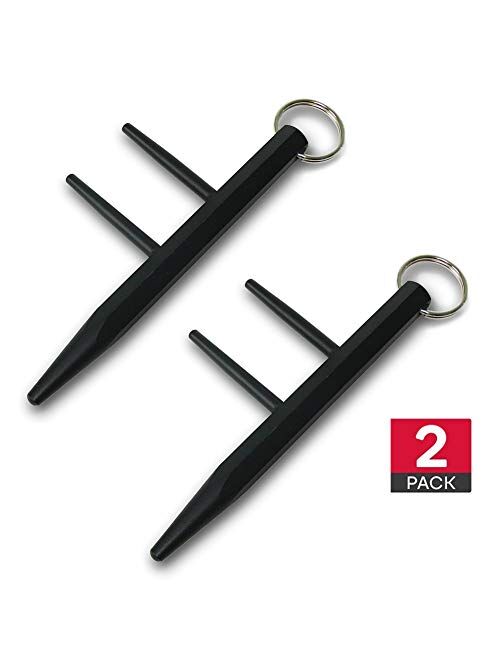 Kaiyuan Dynasty Self Defense Kubaton Keychain Weapons Tactiacl Tool Aluminum Safe Chain 2PC