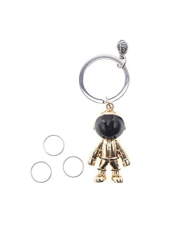 Vosarea Astronaut Keychain Pendant Creative Space Robot Key Chain Keyring Alloy Astronaut Car Key Holder Gifts