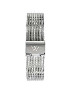 Wristology Metal Mesh Watch Band - Quick Release Milanese Stainless Steel Easy Change Mens Womens Strap - Choose Color and Finish