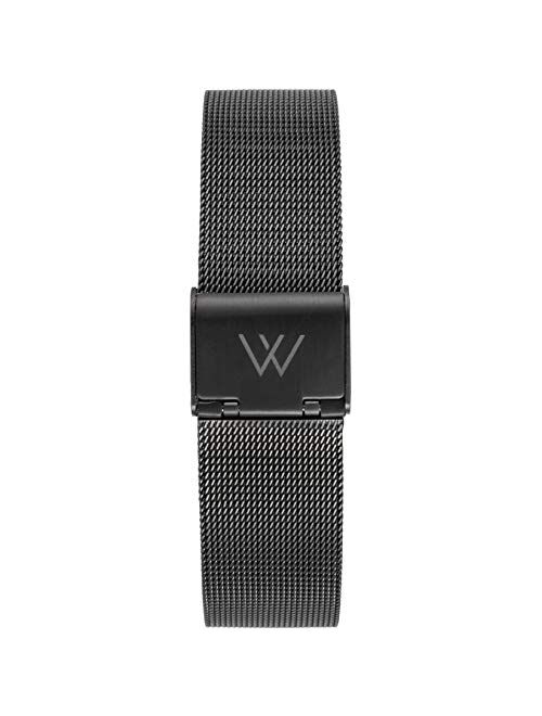 Wristology Metal Mesh Watch Band - Quick Release Milanese Stainless Steel Easy Change Mens Womens Strap - Choose Color and Finish