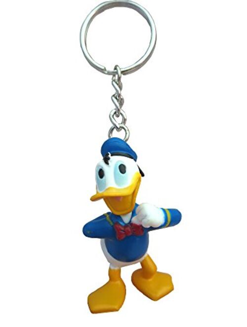 Disney Donald Figural PVC Keyring,Multicolor