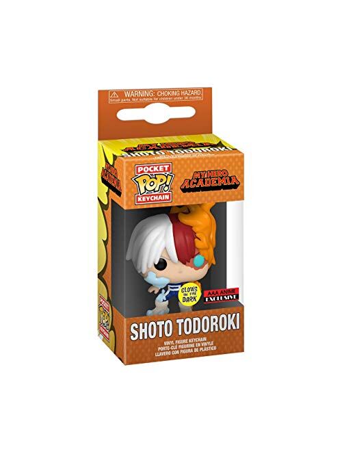 Funko My Hero Academia Shoto Todoroki (GITD) Pocket Pop Keychain (AAA Anime Exclusive)