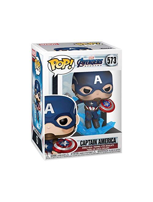 Funko Pop! Marvel: Endgame- Captain America w/ Broken Shield