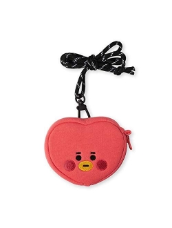 Baby Series Character Small Coin Purse Pouch ID Card Wallet with Lanyard