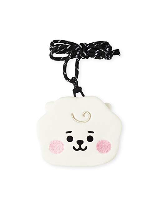 BT21 Baby Series Character Small Coin Purse Pouch ID Card Wallet with Lanyard