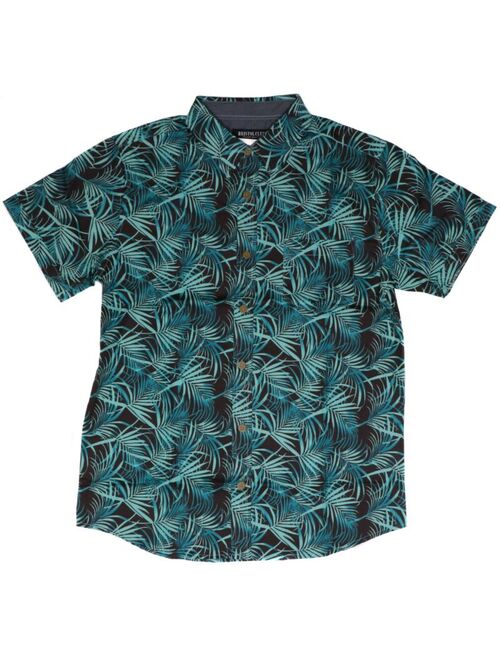 New Men's Hawaiian Shirt Bristol Club Short Sleeve Button Down NWT Size Medium