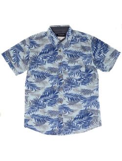 New Men's Hawaiian Shirt Bristol Club Short Sleeve Button Down NWT Size XXL