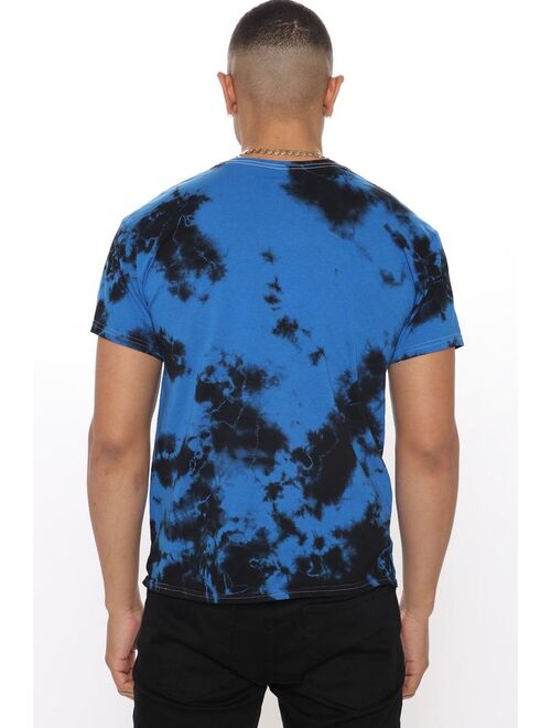 Vibez Tie Dye Short Sleeve Tee - Blue/combo