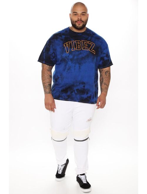 Vibez Tie Dye Short Sleeve Tee - Blue/combo