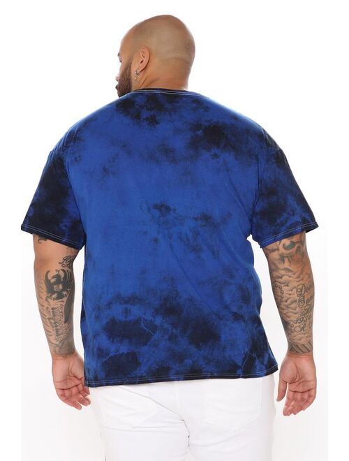 Vibez Tie Dye Short Sleeve Tee - Blue/combo