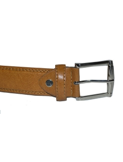 Jeans Belt Big and Tall Genuine leather by Leatherboss