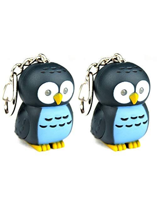 BG247 Animal Keychain with LED Light And Sound - 2-Pack