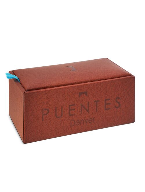 Mens Tie Clip Stainless Steel Wire Cable Tie Bar - 2.5 Inches Wide + Gift Box by Puentes Denver