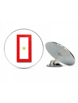 ONE GOLD STAR' SERVICE FLAG Steel Metal 0.75" Lapel Hat Shirt Pin Tie Tack Pinback
