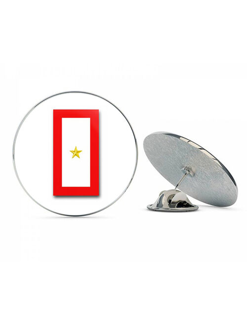 ONE GOLD STAR' SERVICE FLAG Steel Metal 0.75" Lapel Hat Shirt Pin Tie Tack Pinback