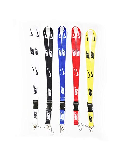 Sport Neck Lanyard Strap for Keychains Lanyard /ID Holder/Phones/Bags/Accessories with Quick Release Buckle—3 Packs