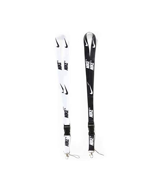 Sport Neck Lanyard Strap for Keychains Lanyard /ID Holder/Phones/Bags/Accessories with Quick Release Buckle—3 Packs