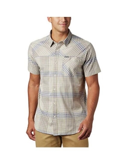 Men's Thompson Hill Yarn Dyed Short Sleeve Shirt, Cotton Blend, Comfort Stretch